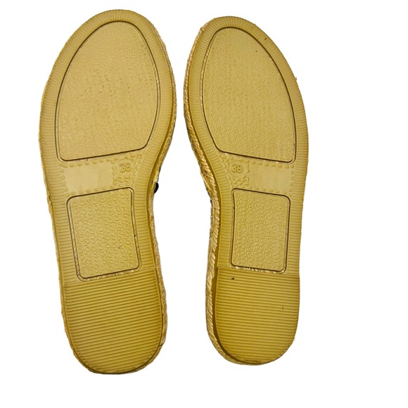 CM Paris Espadrilles Size 38 New excellent condition no tag no box Fabric Upper - Picture 6 of 14